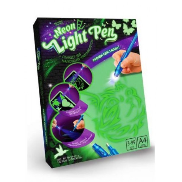 

Набор креативного творчества "Neon Light Pen" Кошка (укр) NLP-01-02U