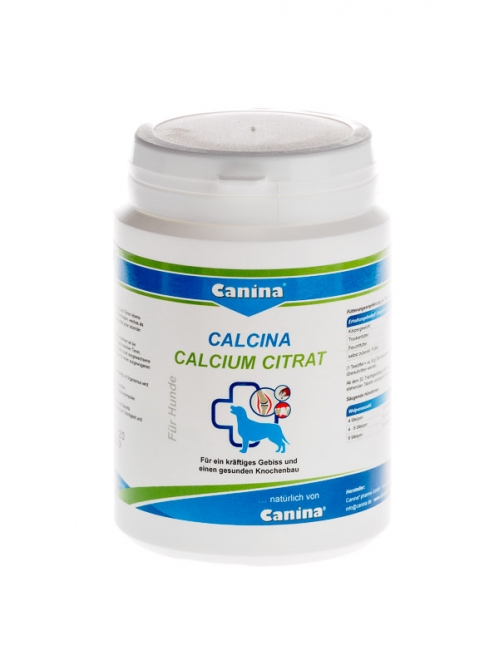 

Легкоусваиваемый кальций для собак Canina Calcina Calcium Citrat 125 г