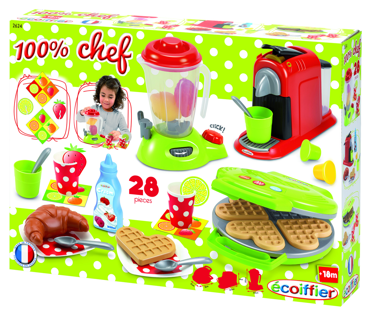 

Кухонная техника Ecoiffier Chef с посудой и продуктами (002624)