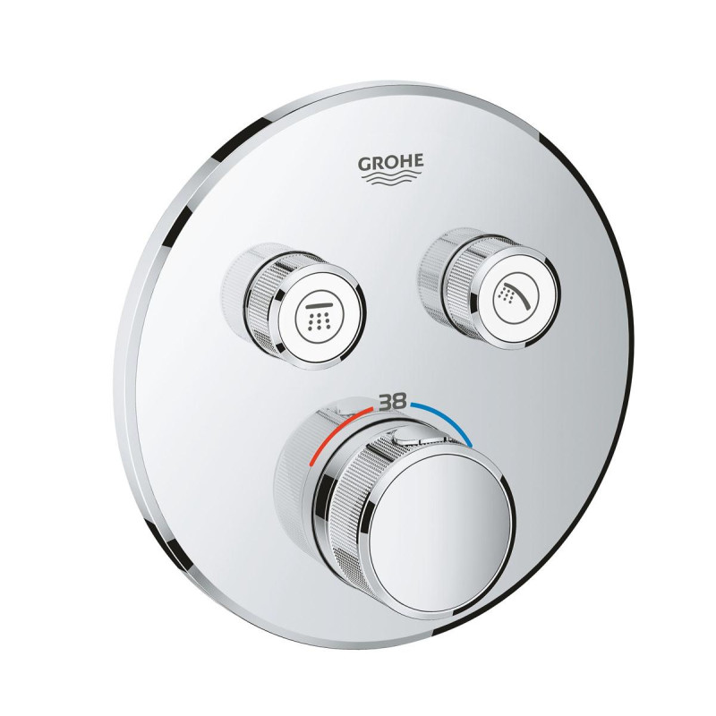 

Смеситель термостатический для скрытого монтажа Grohe SmartControl 29119000 на 2 выхода