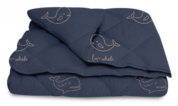 

Одеяло ТЕП Balakhome "WASHED COTTON" light 200*210 см (200г/м2) Синий кит