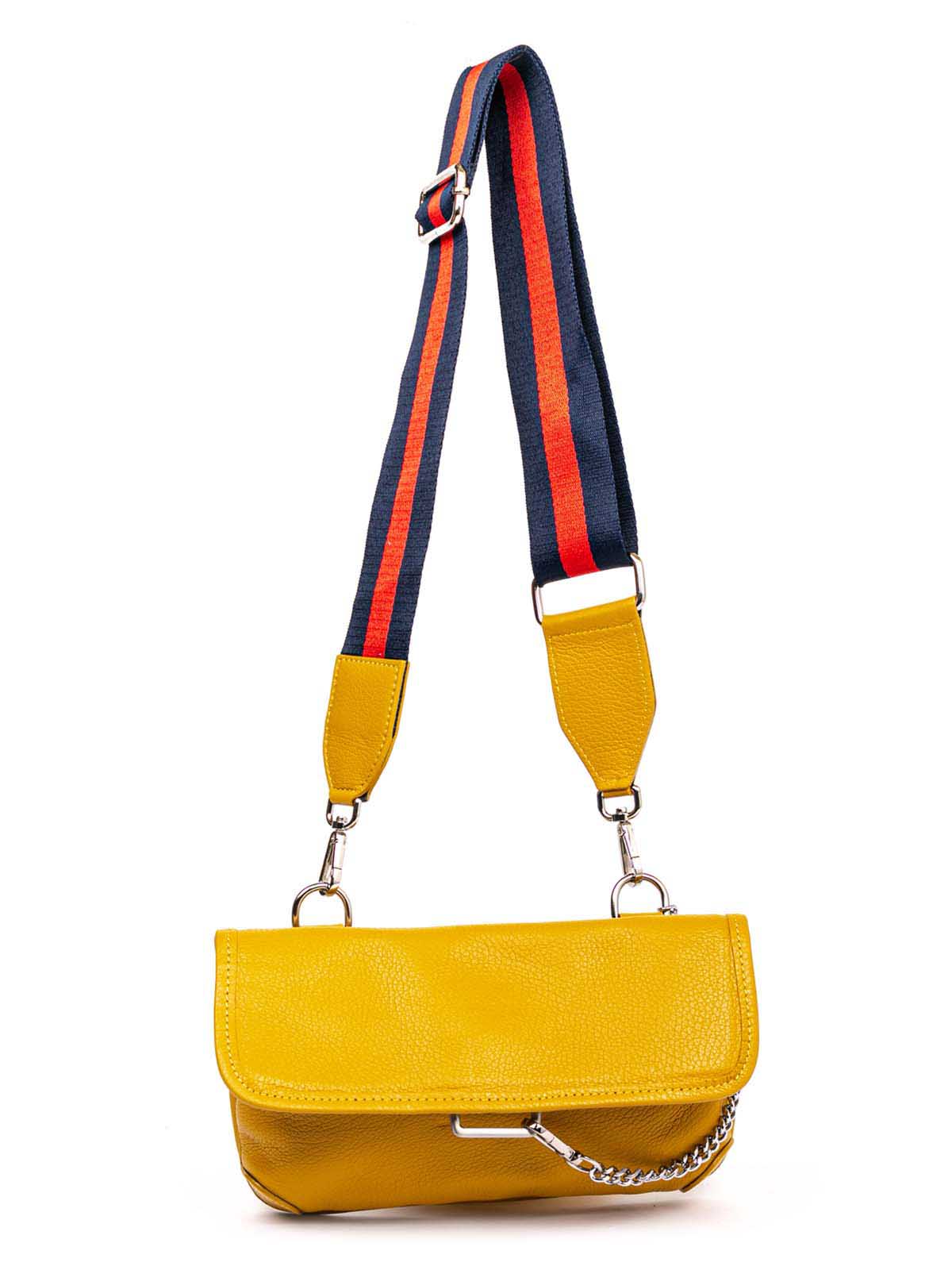 

Клатч Italian Bags 1277_senape Кожаный Желтый