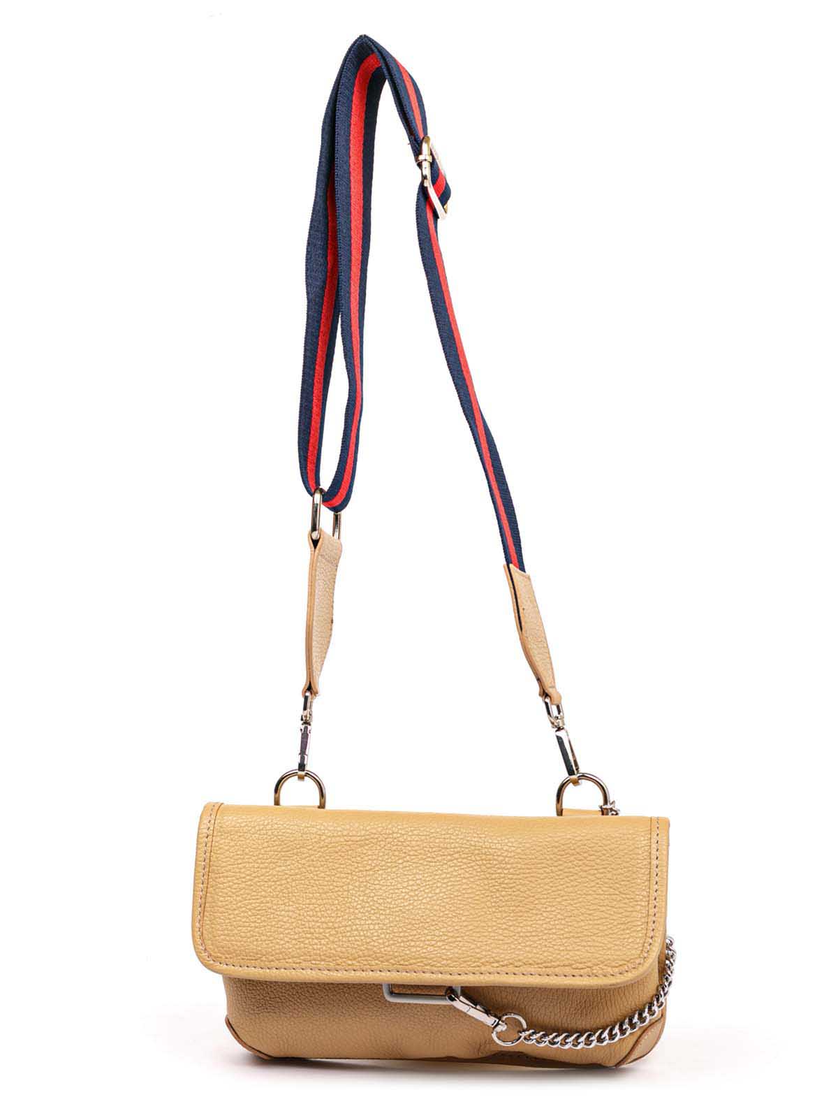 

Клатч Italian Bags 1277_sabbia Кожаный Кофейный