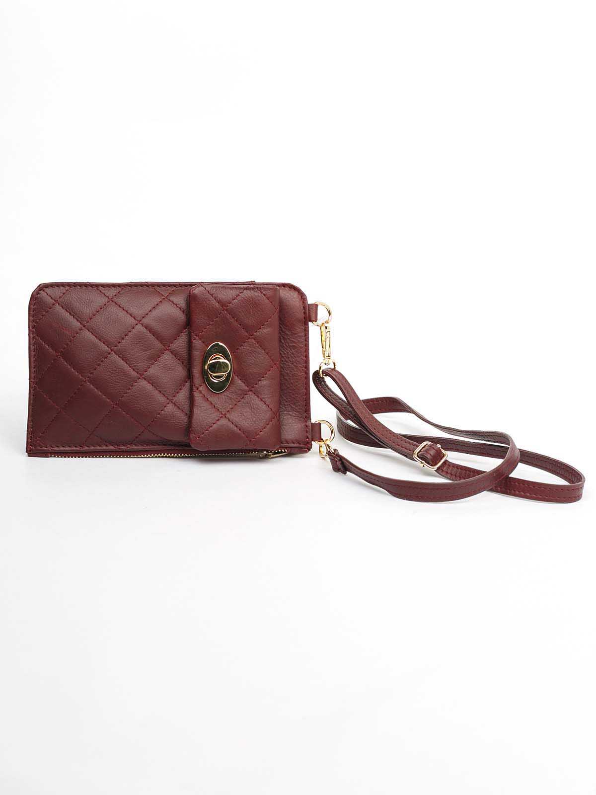 

Клатч Italian Bags 8601_bordo Кожаный Бордовый