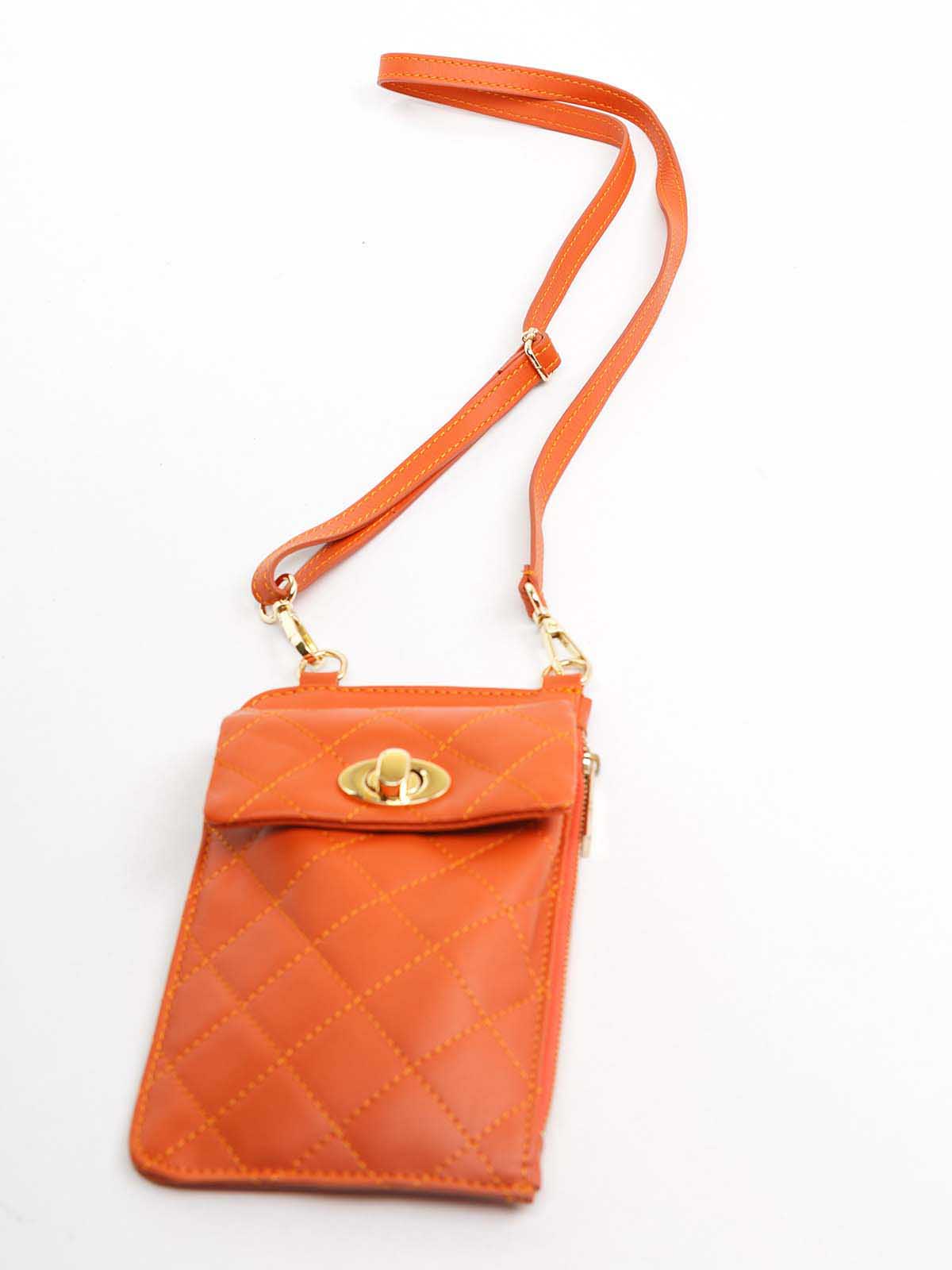 

Клатч Italian Bags 8601_orange Кожаный Оранжевый