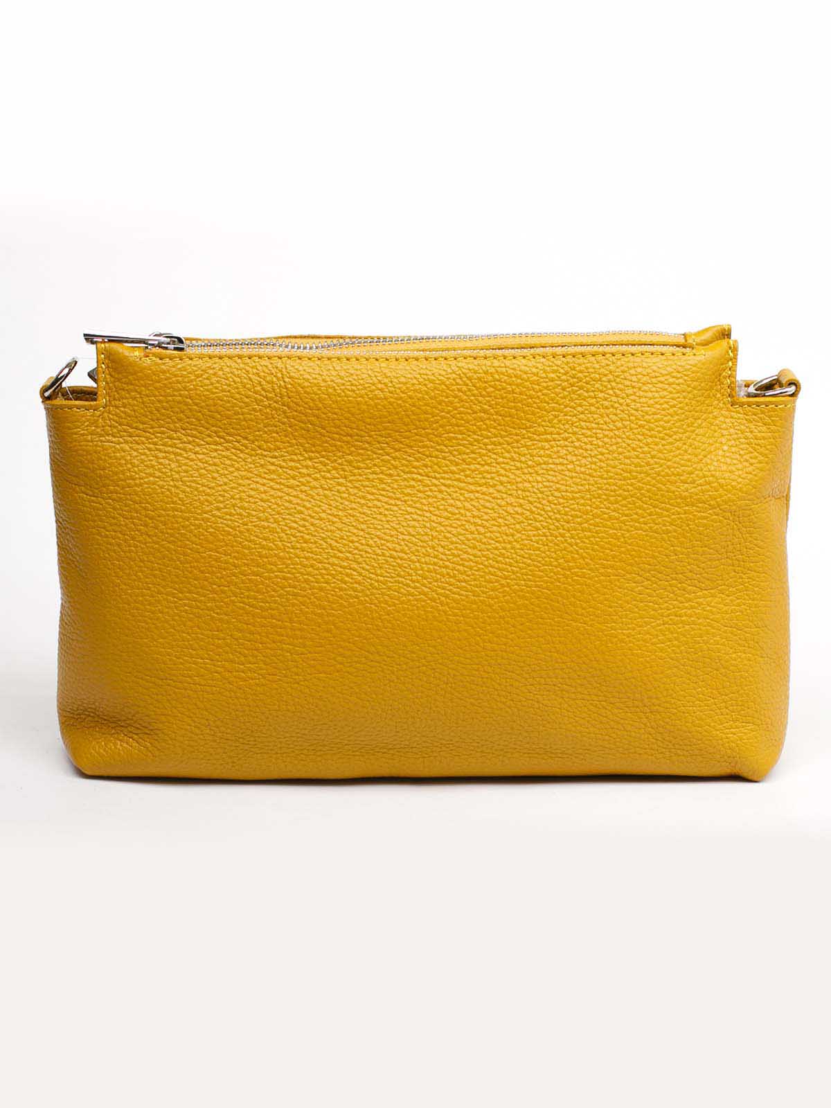 

Клатч Italian Bags 11751_senape Кожаный Желтый