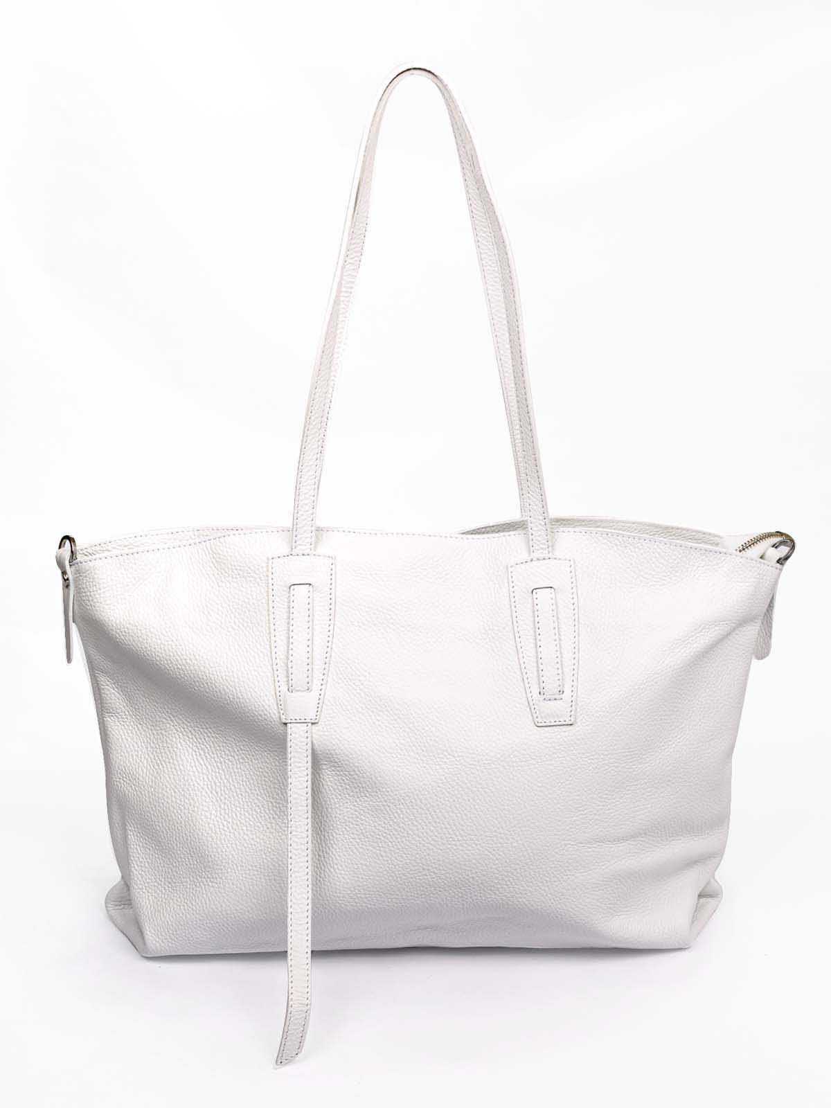 

Сумка На Каждый День Italian Bags 1355_white Кожаная Белый