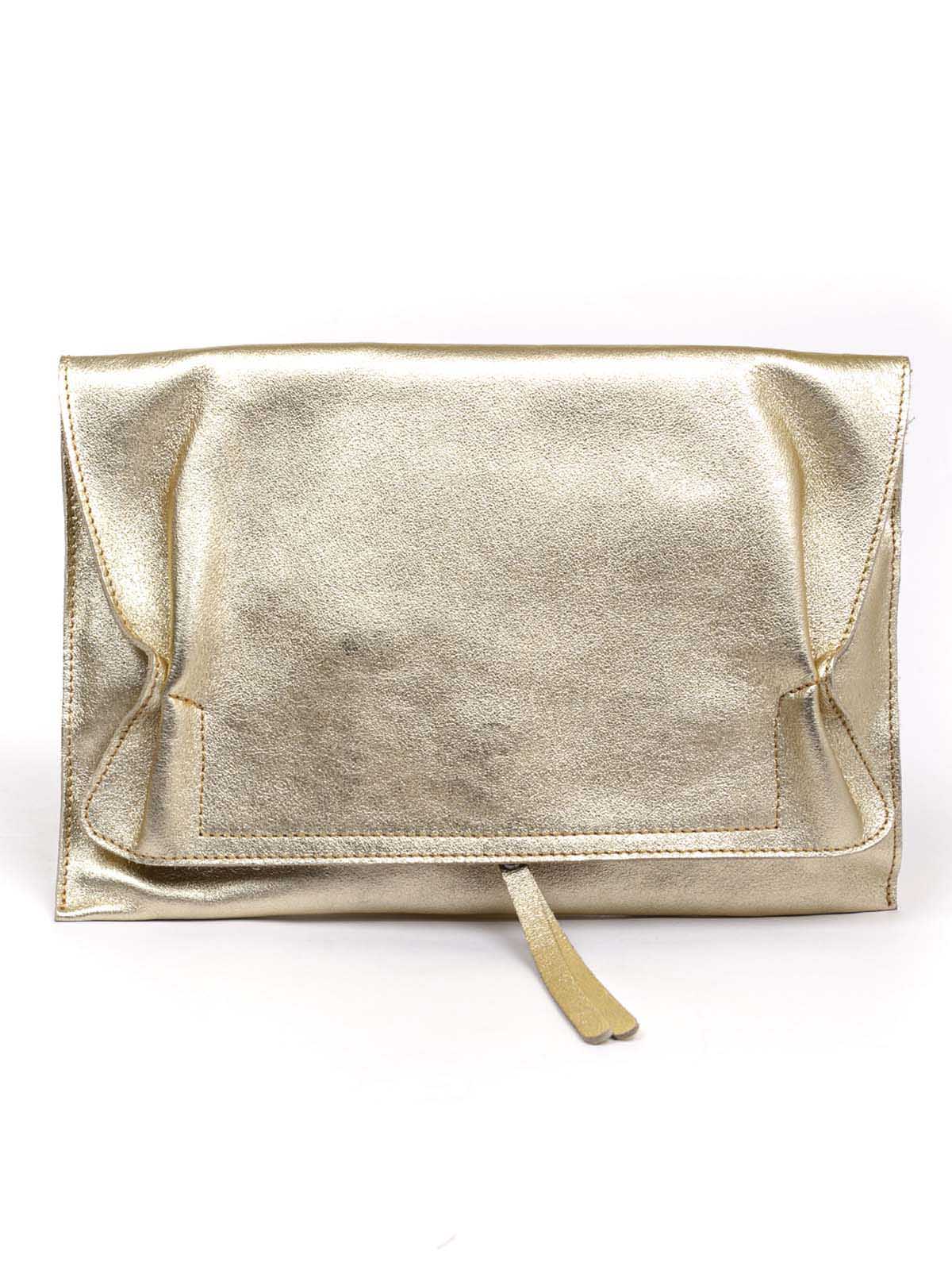 

Клатч Amelie Pelletteria 1823_gold Кожаный Золотистый
