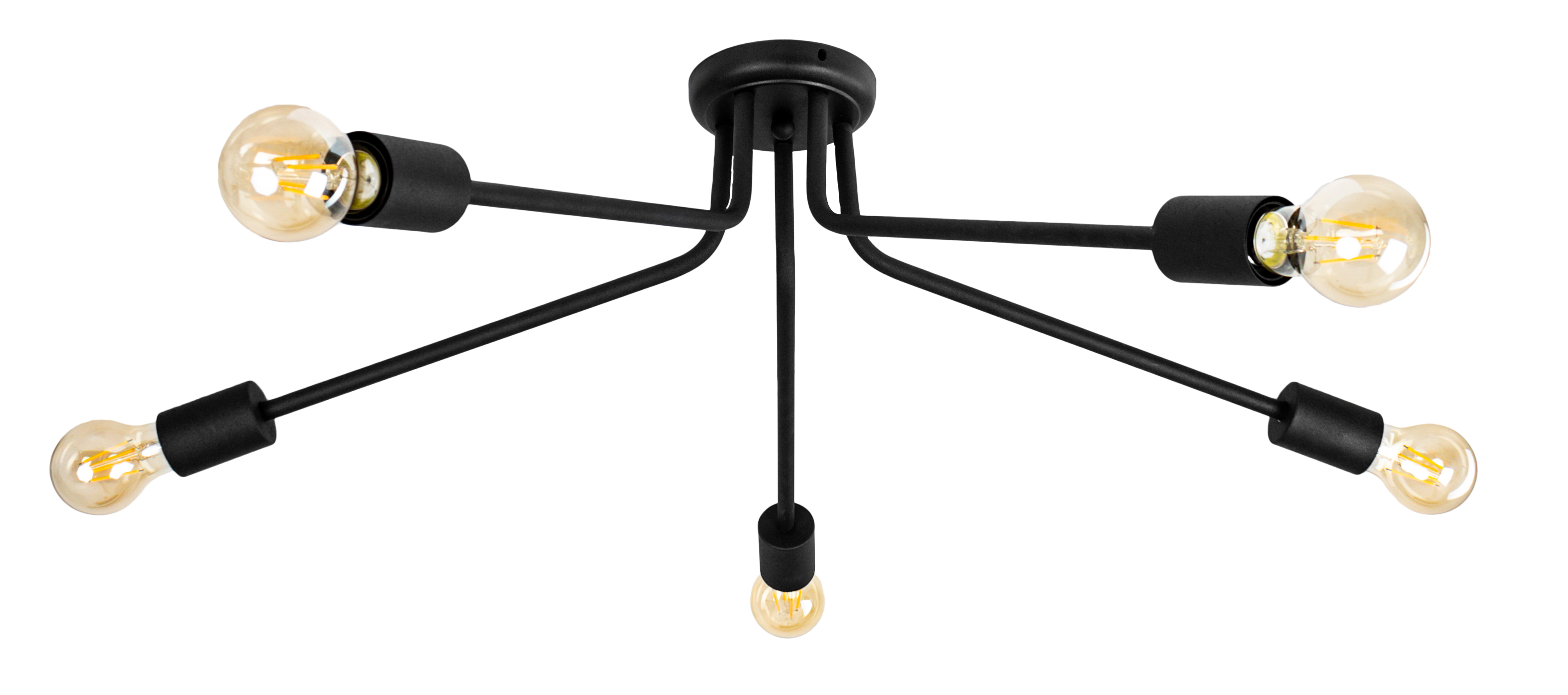 

Люстра потолочная Atma Light 25х78х78 см (osv0000635) Черный