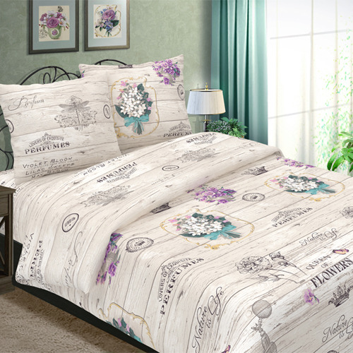 

Комплект постельного белья CottonTwill 150х220 см Разноцветный