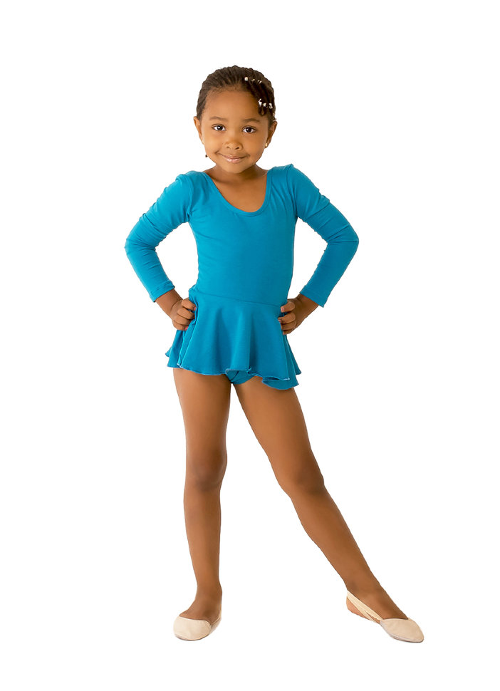 

Купальник для гимнастики и танцев Little Dancer CO-3376-BL аквамарин размер 30 ( рост 110-116 см)