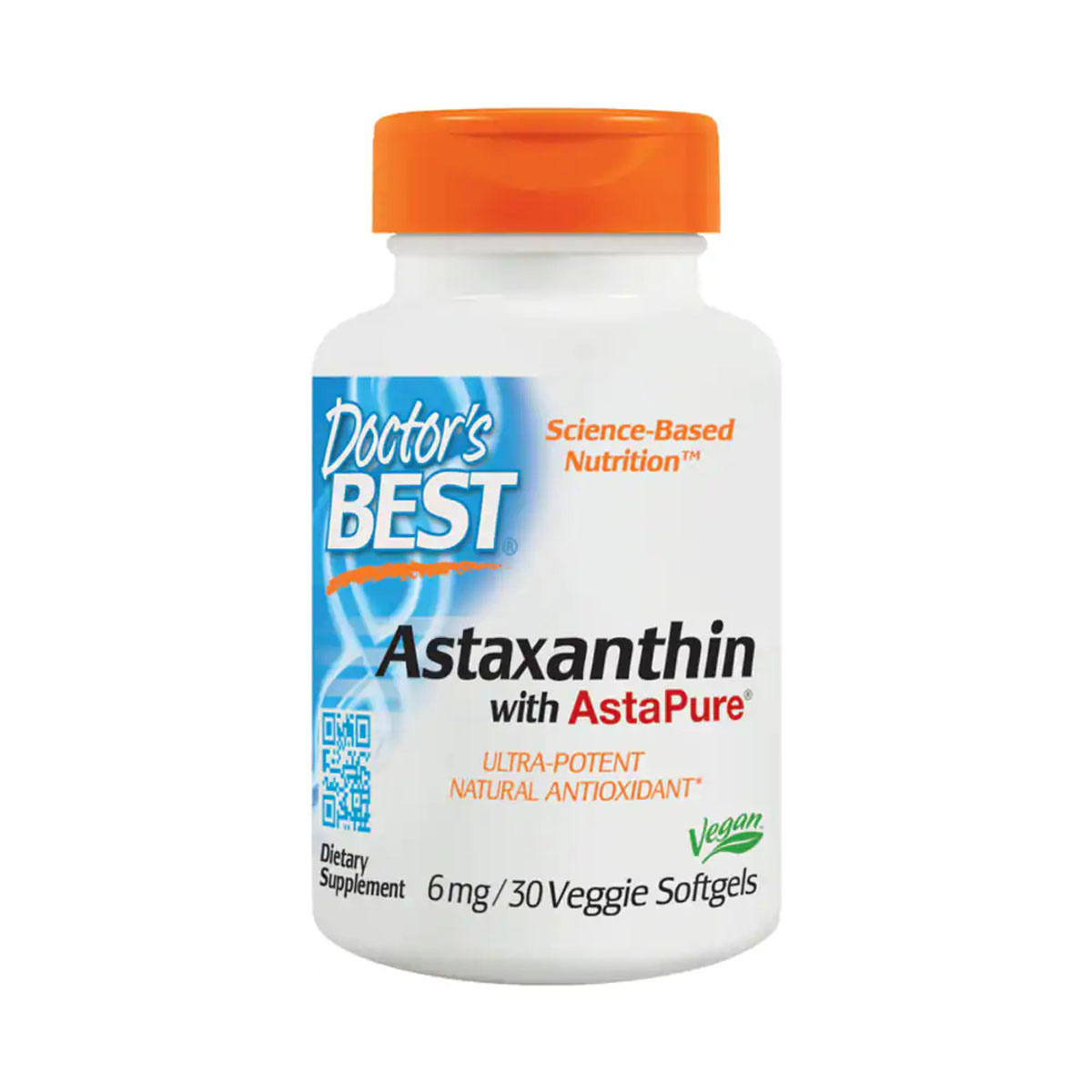 

Антиоксиданты Doctor's Best Астаксантин Astaxanthin AstaPure 6 мг 30 капсул