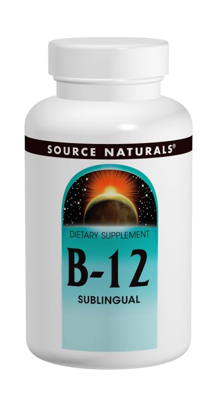 

Витамины Source Naturals Витамин В12 2000 мкг 100 таблеток для рассасывания