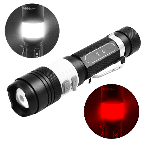 

Фонарь Luxury X5-T6 (Cree XM-L-T6, 1000 люмен, 6 режимов, 1х18650)