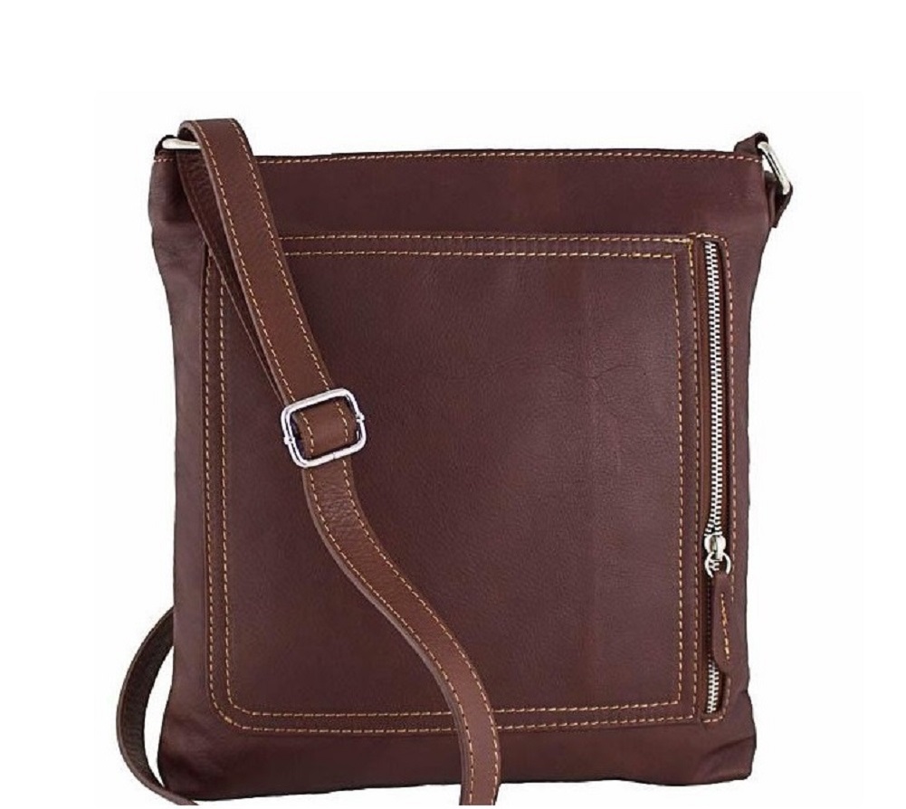 

Кожаная сумка unisex Bottega Carele BC604 brown