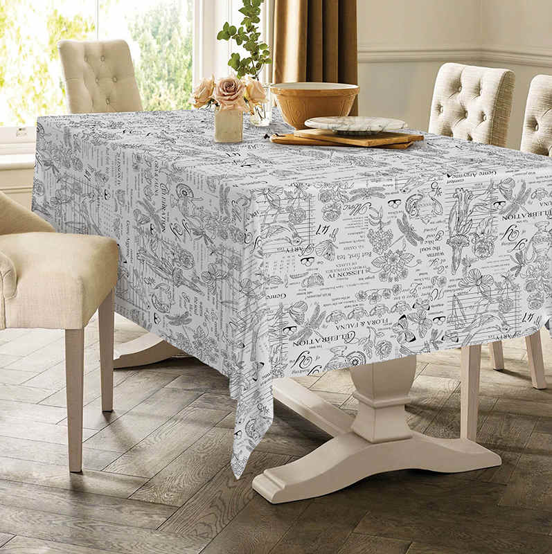 

Скатерть CottonTwill 145х300 см Серый