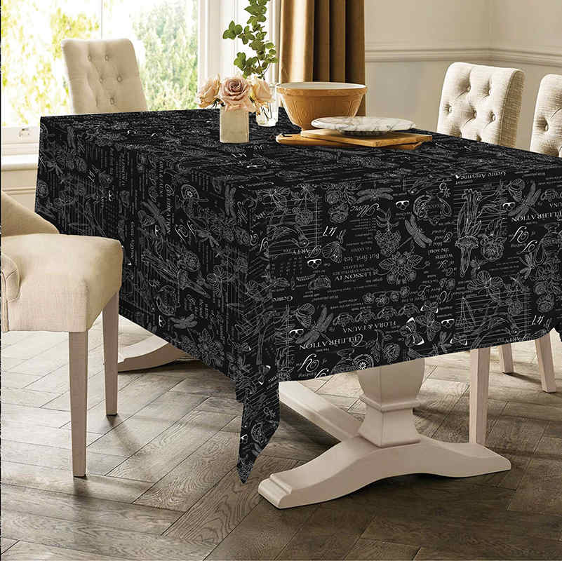 

Скатерть CottonTwill 145х300 см Черный