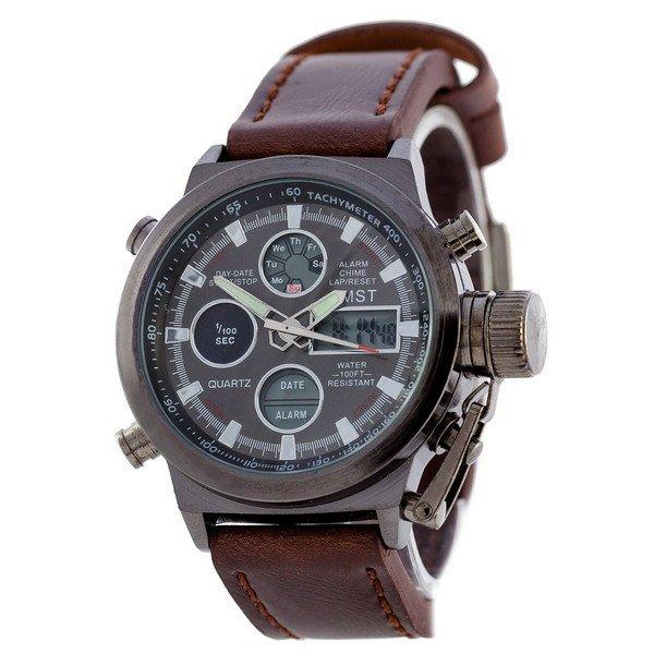 

Часы AMST Black-Brown Wristband SKL39-224870