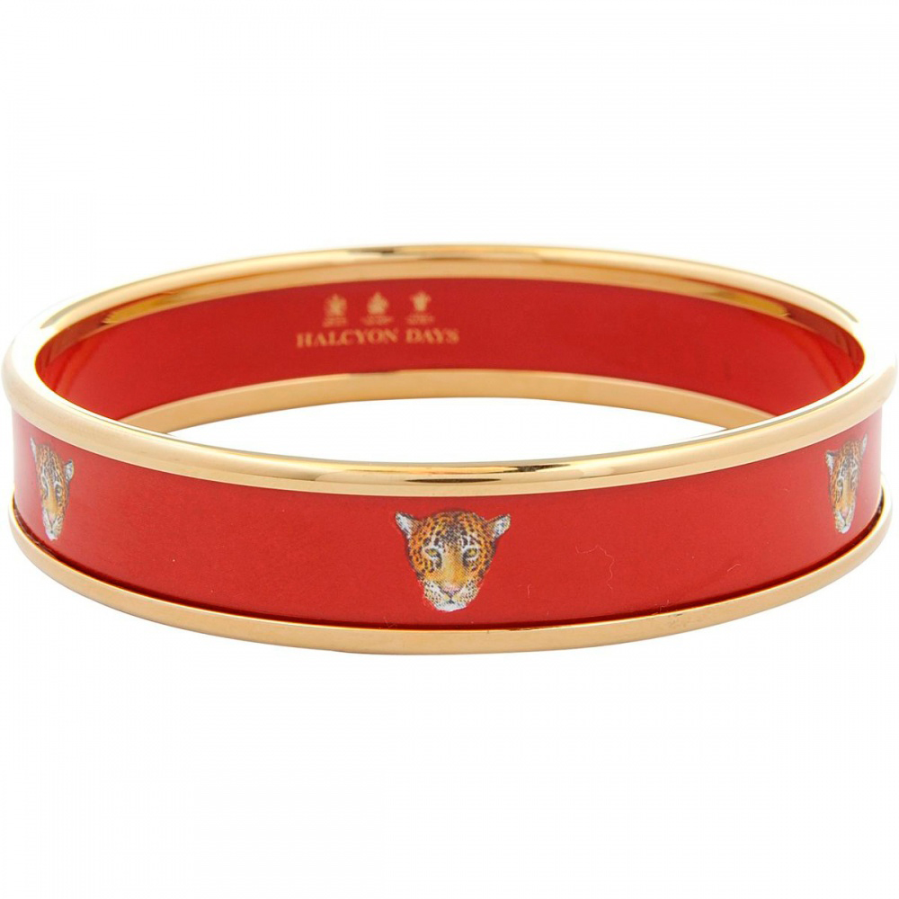 

Браслет Leopard Head Red