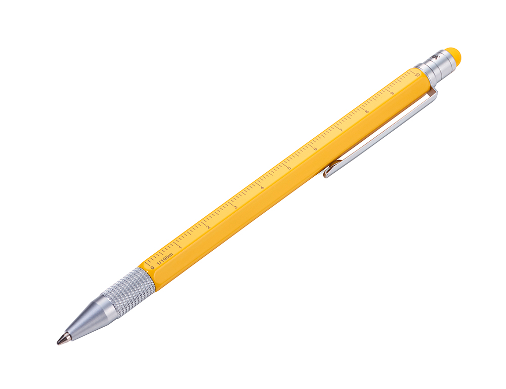 

Шариковая ручка Troika Construction SLIM, желтая