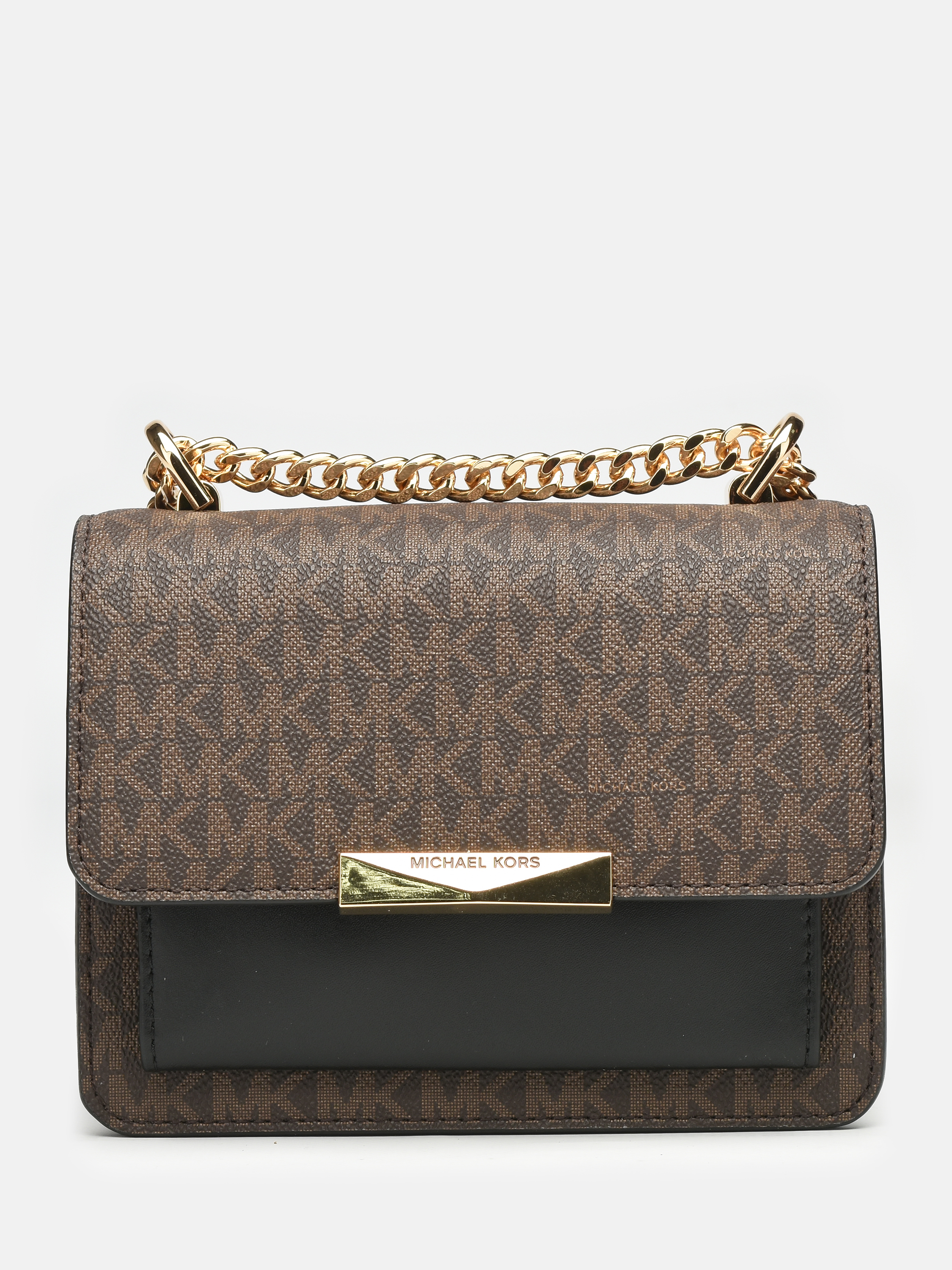 

Женская сумка Michael Kors Jade Brown/Blk 32H9GJ4C0B-292