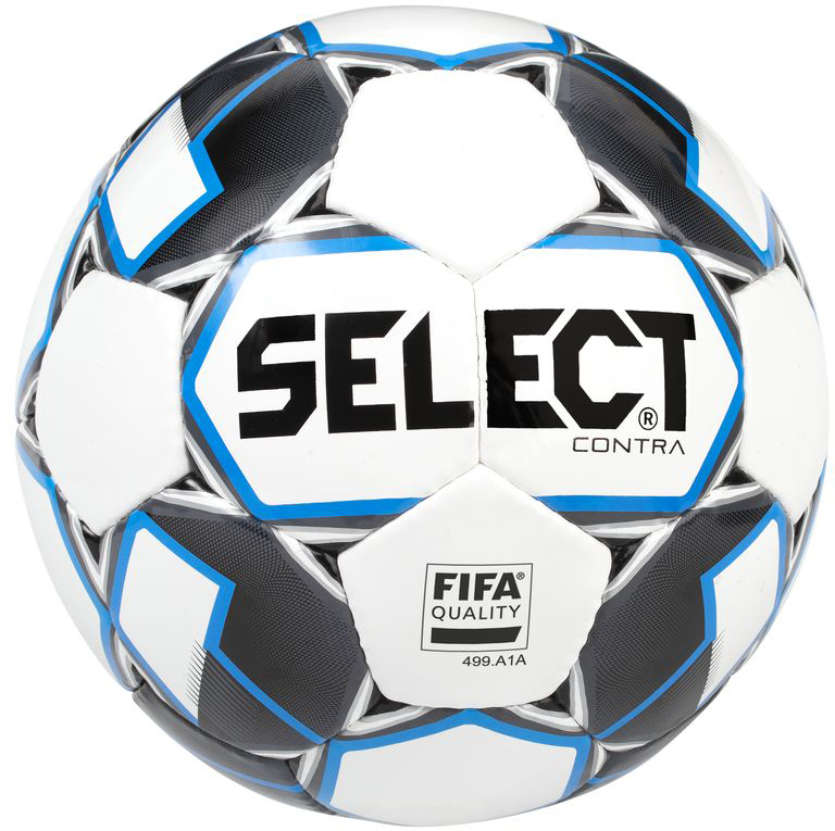 

Мяч футбольный Select Contra FIFA (015) №5 White-Blue (5703543200719)