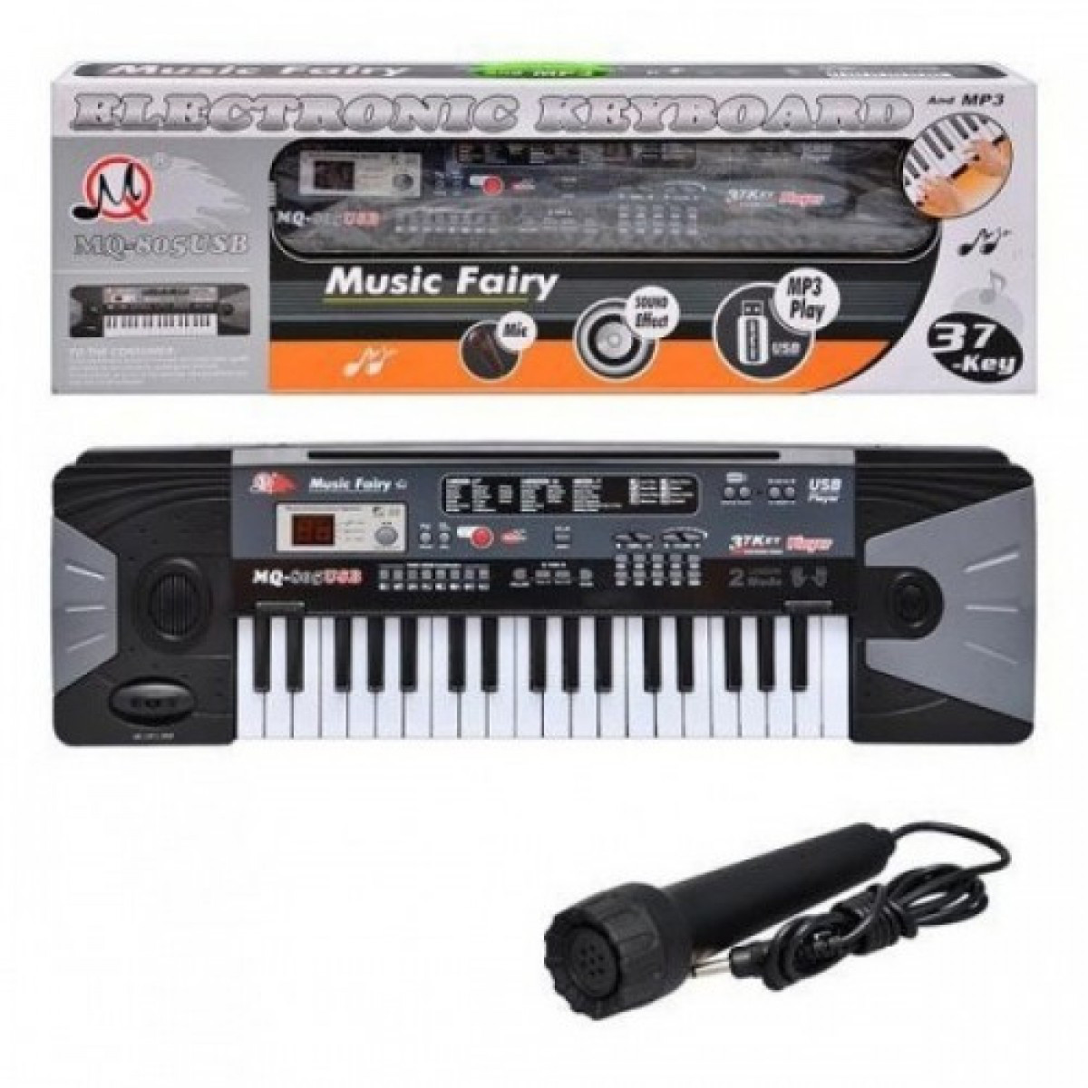 

Синтезатор MQ с микрофоном и USB MQ-805