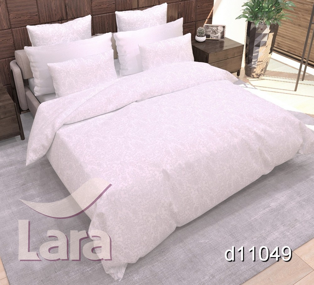 

Постельное белье LARA бязь d11049e евро 4 наволочки в комплекте