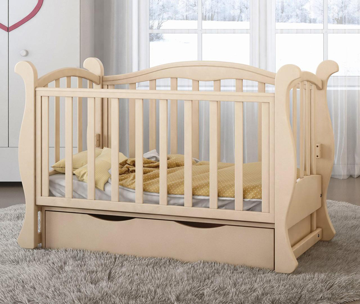 

Детская кроватка Angelo Lux-6 Кремовый (11015)