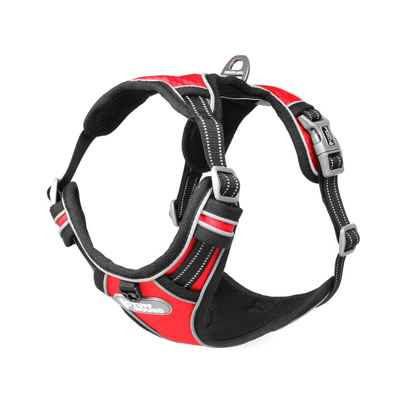 

Шлея для собак TUFF HOUND 1605S Red L светоотражающая