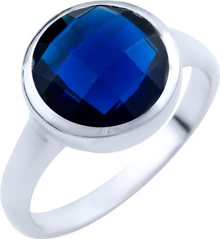 

Серебряное кольцо SilverBreeze с сапфиром nano 1825358 17 размер, 17 размер