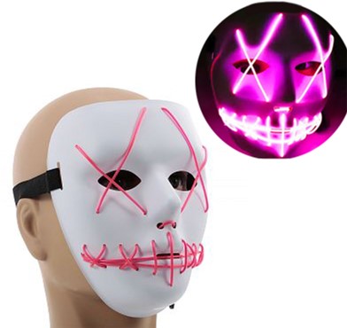 

Неоновая маска для вечеринок с подсветкой UFT LED Mask 1 Pink