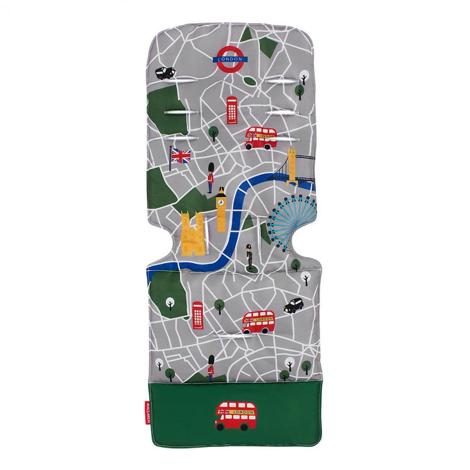 

Универсальный матрасик для коляски, Maclaren (London City Map)