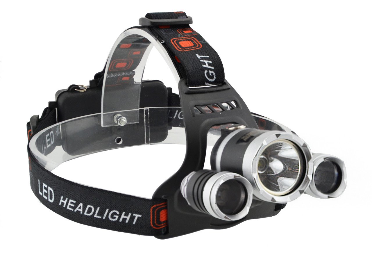 

Налобный фонарь Police MBF RJ-3000 (Cree T6+2Q5, 1600 люмен, 4 режима работы, 2 зарядных устройства 4х 18650)