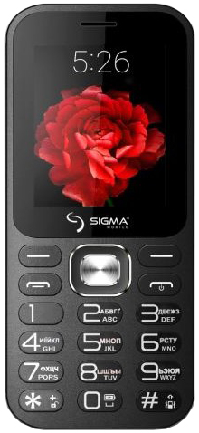 

Мобильный телефон Sigma mobile X-Style 32 Boombox Black