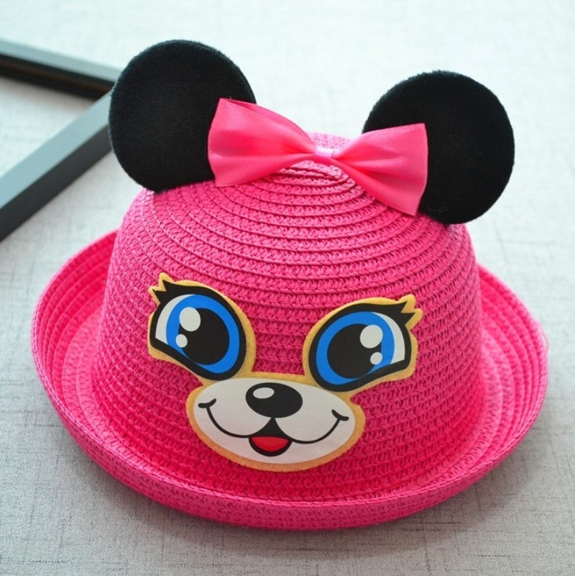 

Шляпа "Медвежонок" Fashion kids 52 см Малиновая 16700