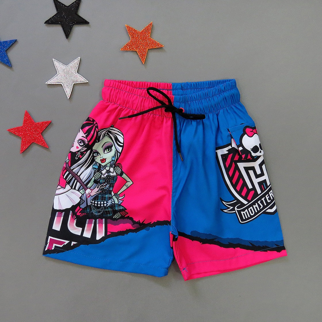 

Шорты Monster High для девочки 104 см Розовые с синим 16314
