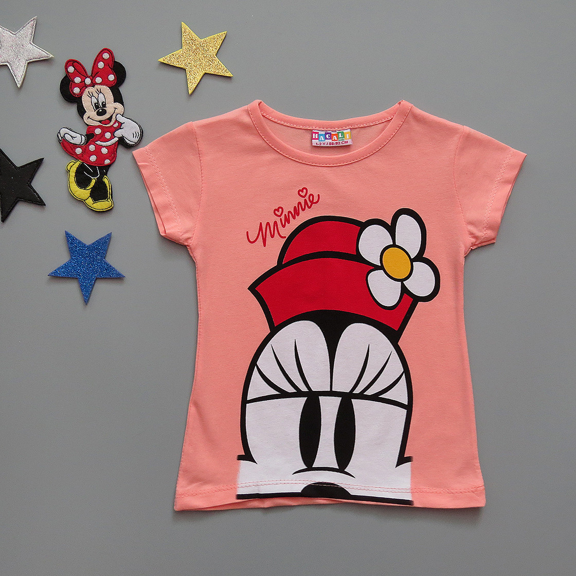 

Футболка Minnie Mouse Hacali kids для девочки 110-116 см Персиковая 17695