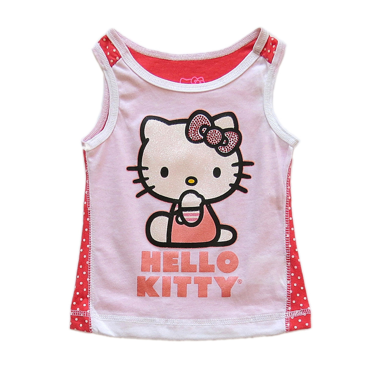 

Майка Hello Kitty Sanrio для девочки 104 см Красная с белым 6237