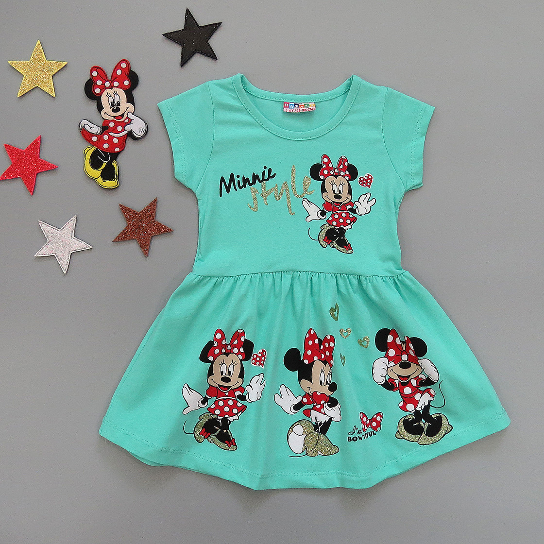 

Платье Minnie Mouse Hacali kids для девочки 86-92 см Бирюзовое 17814