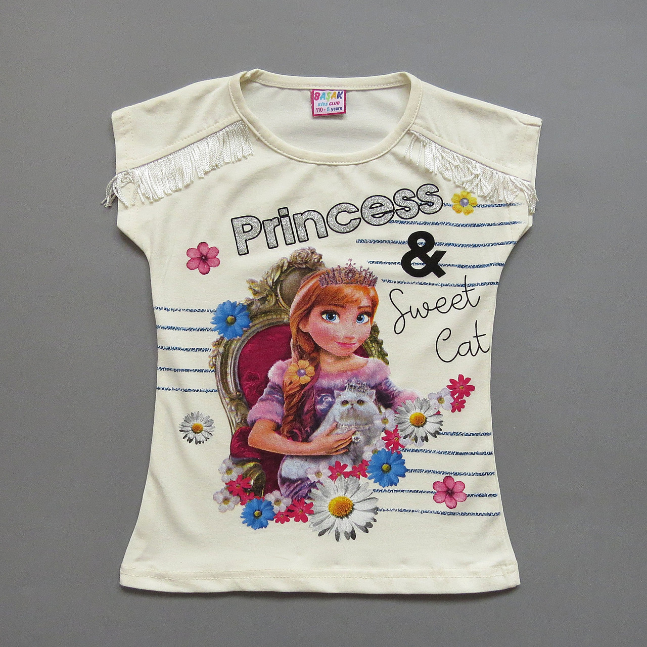 

Футболка "Анна" Basak kids Club для девочки 122 см Молочная 13188