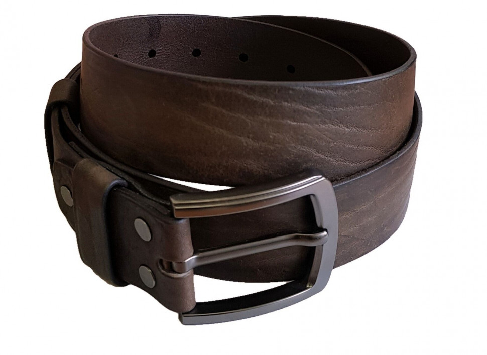 

Мужской кожаный ремень Valenta Bellissimo Коричневый (мр877t)