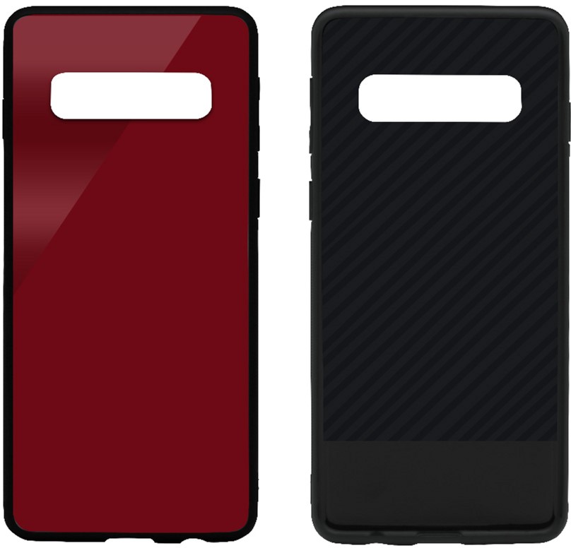 

Панель Intaleo Real Glass для Samsung Galaxy S10 Red
