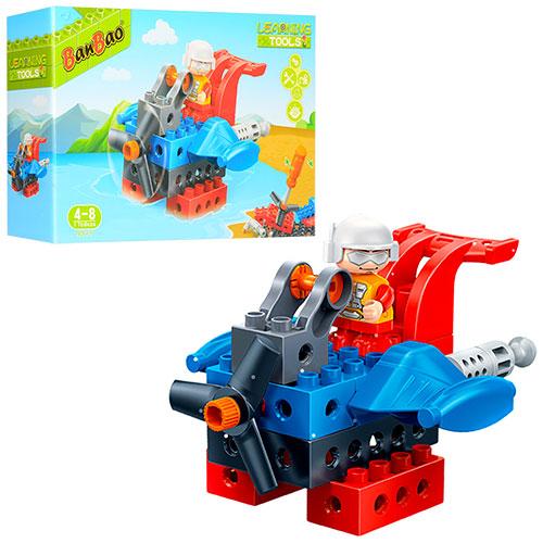 

Конструктор BANBAO 9717 транспорт, фигурка, отвертка, 12 деталей