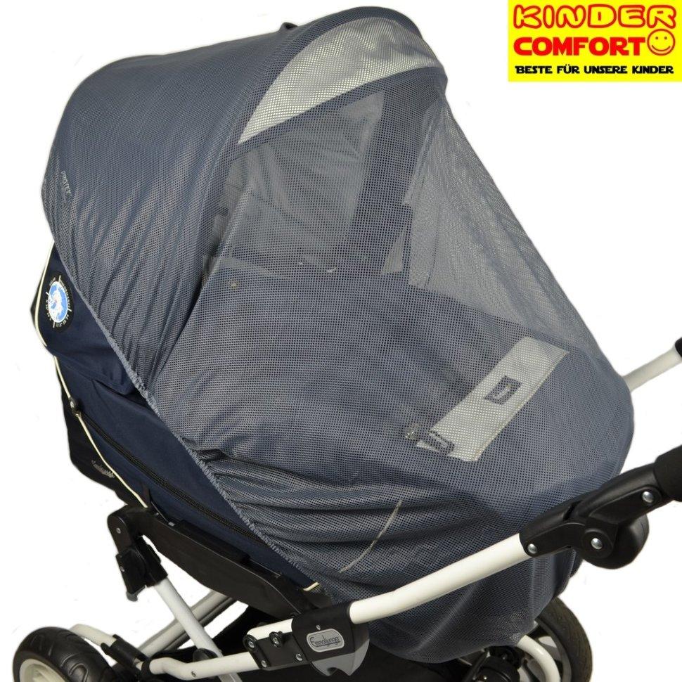 

Москитная сетка на коляску универсальная Kinder Comfort серый (BS-100503)