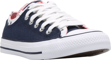 

Женские кеды Converse Chuck Taylor Stars & Stripes Double Canvas Sneaker Obsidian/White/University Red Canvas/Rubber 35