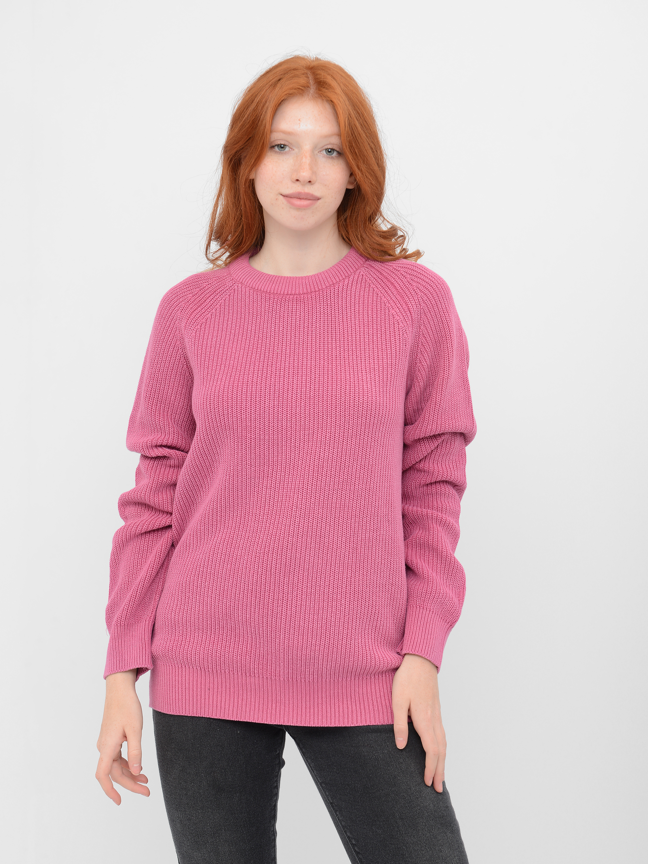 

Джемпер H&M 75595807 M Малиновый