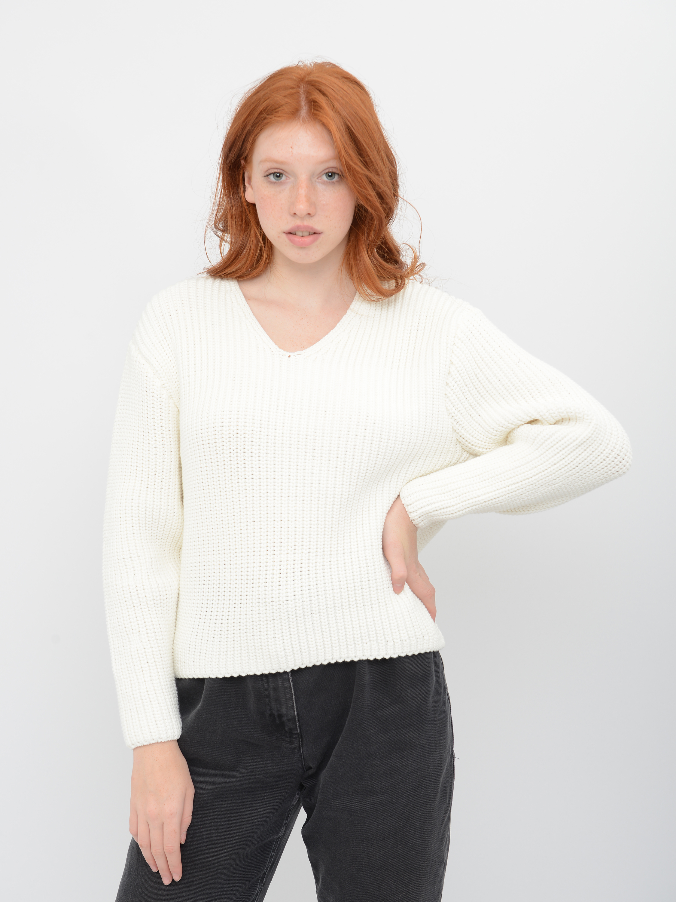 

Джемпер H&M 76089527 S Белый
