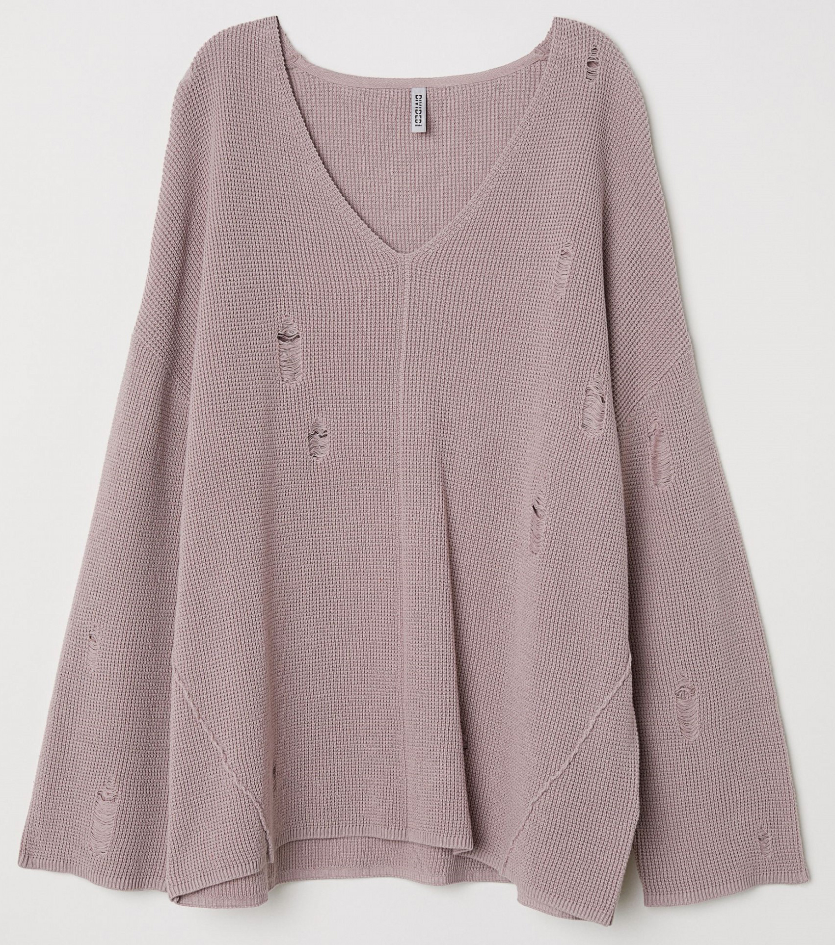 

Пуловер H&M 6191108wt XL Сиреневый приглушенный