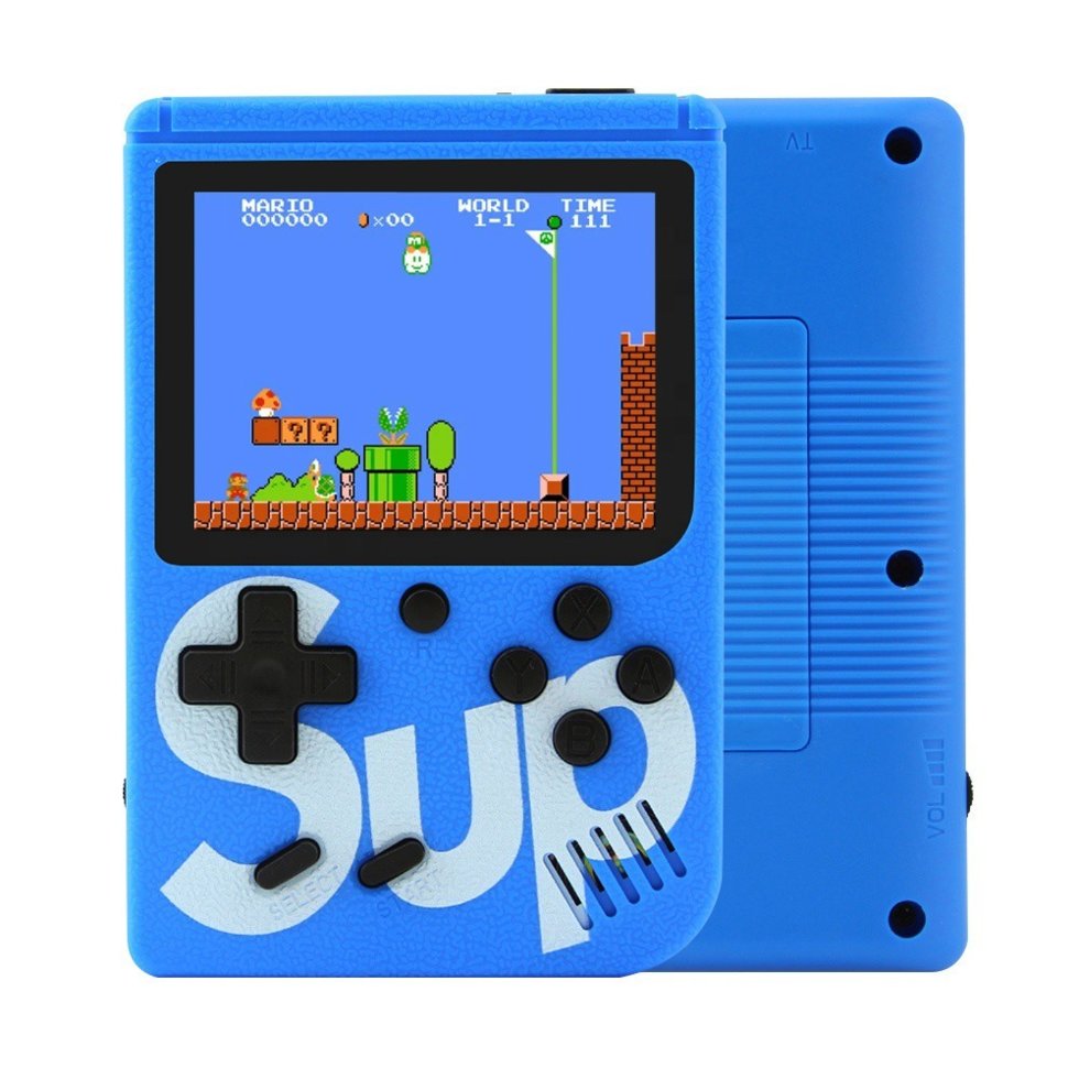 

Ретро игровая приставка (Игровая консоль) Game Box sup 400 игр в 1 + джойстик Blue